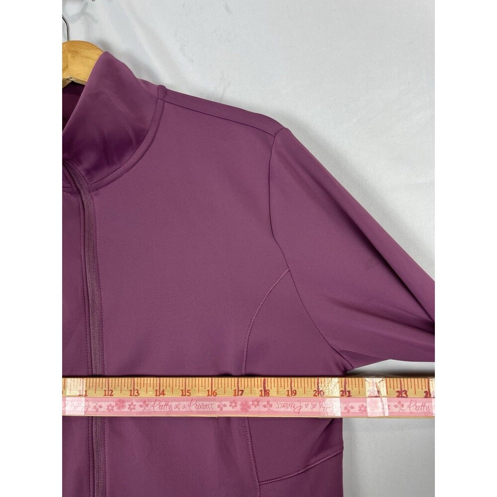 Apana Jacket Women XL Purple Full Zip Athletic Yoga Lightweight - Picture 7 of 12